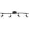 Access Lighting Cobra, 4 Light Adjustable LED Track, Black Finish 52204LEDDLP-BL - alternate 1